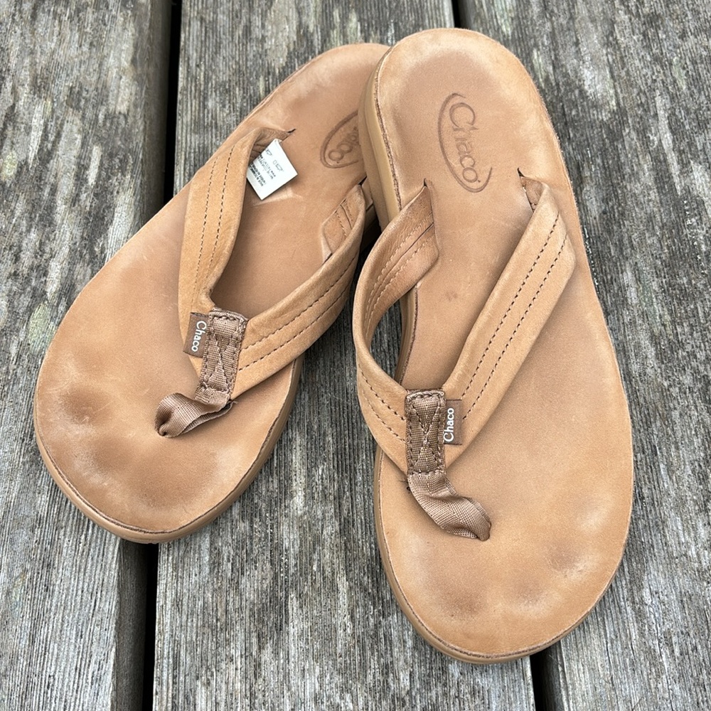 Chaco Leather Flips